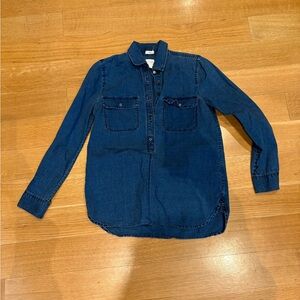 J. Crew Denim Shirt - Dark Blue